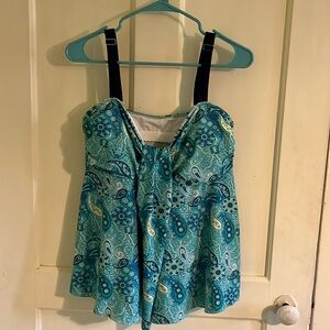 Mazu swim tankini top size XL